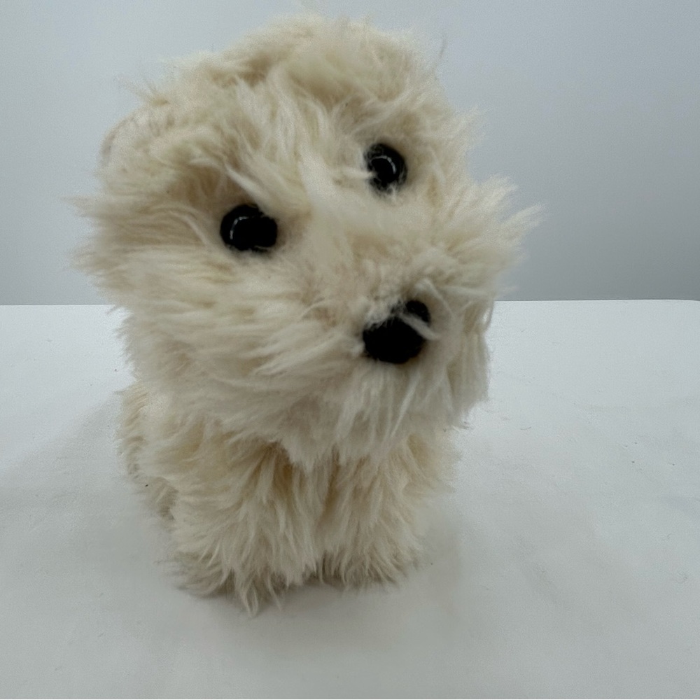 Vintage American Girl Doll‎ Coconut Dog White Plush Pet Mascot Toy